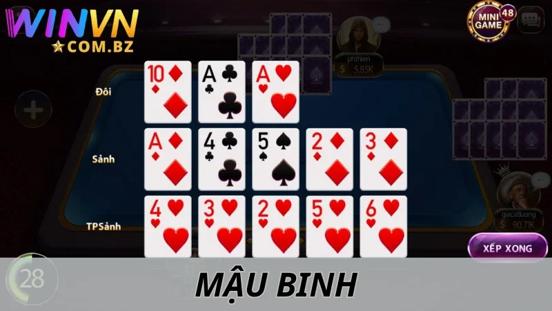 Mậu Binh Winvn - Đấu Trí Game Bài Nhận Thưởng Hấp Dẫn