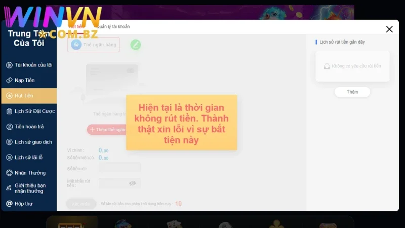 Tham khảo thêm lưu ý để thực hiện hoàn tất tại Winvn