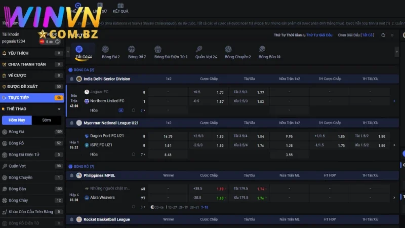 Theo dõi các bộ môn thể thao kịch tính ở sảnh chơi