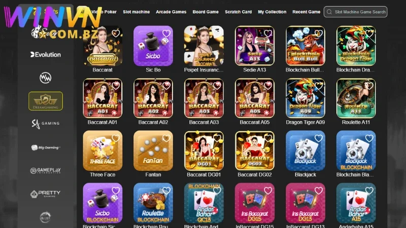 Tìm hiểu những sảnh chơi chất lượng của Winvn