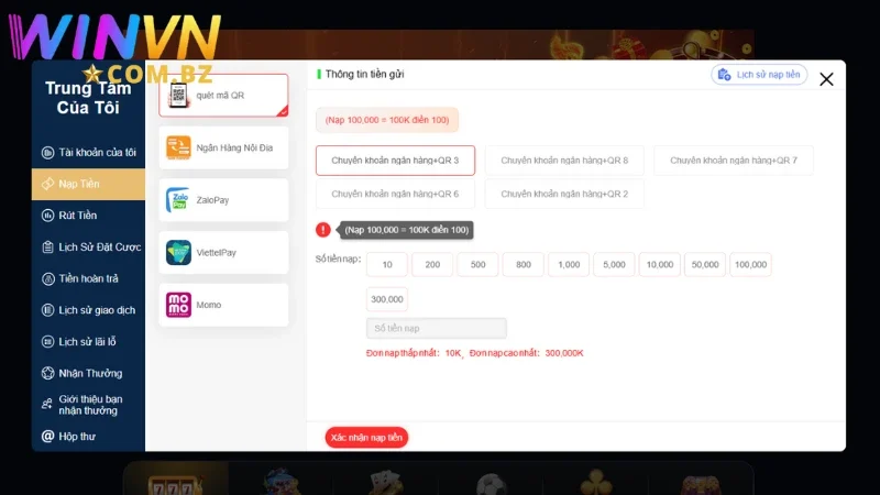 Mọi giao dịch ở nền tảng đều được giữ an toàn